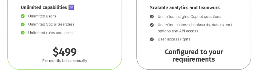 YouScan Pricing Screenshot