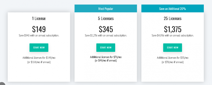 Botkeeper Pricing Screenshot