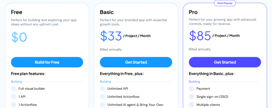 Momen Pricing Screenshot