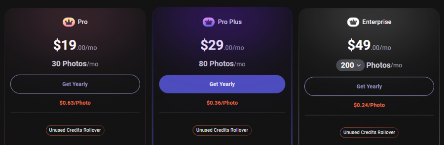 AI Home Design Pricing Screenshot