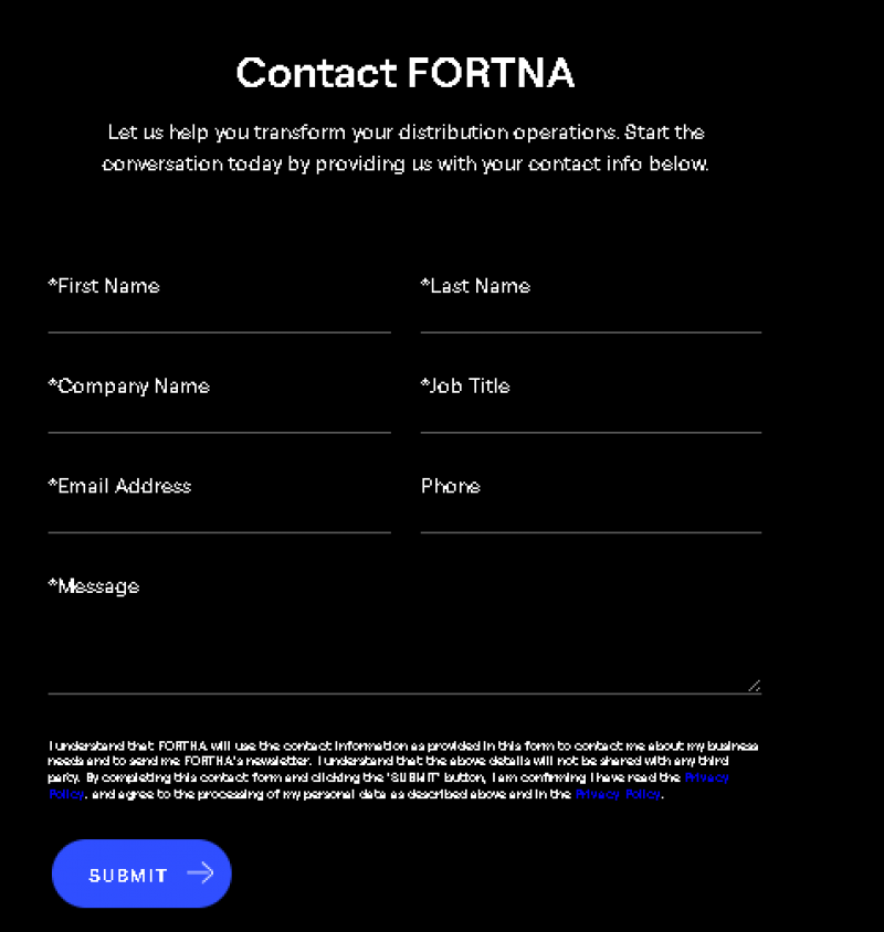 Fortna AI Pricing Screenshot