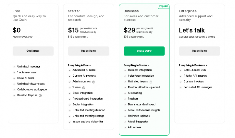 Grain Pricing Screenshot