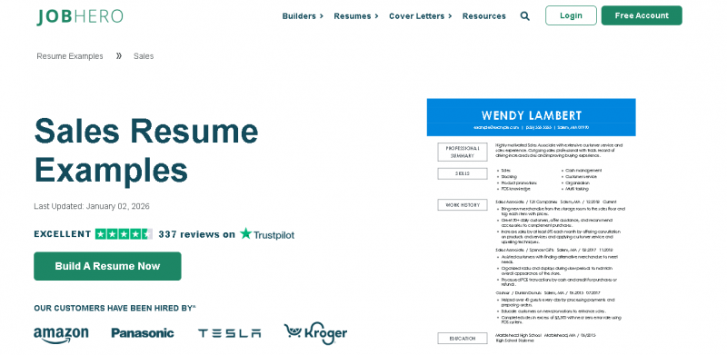 JobHero Pricing Screenshot