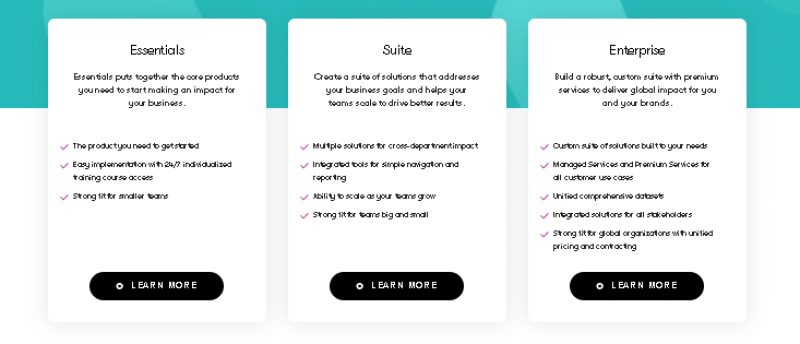 Klear Pricing Screenshot