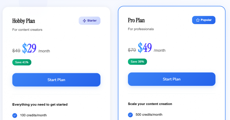 OutlierKit Pricing Screenshot