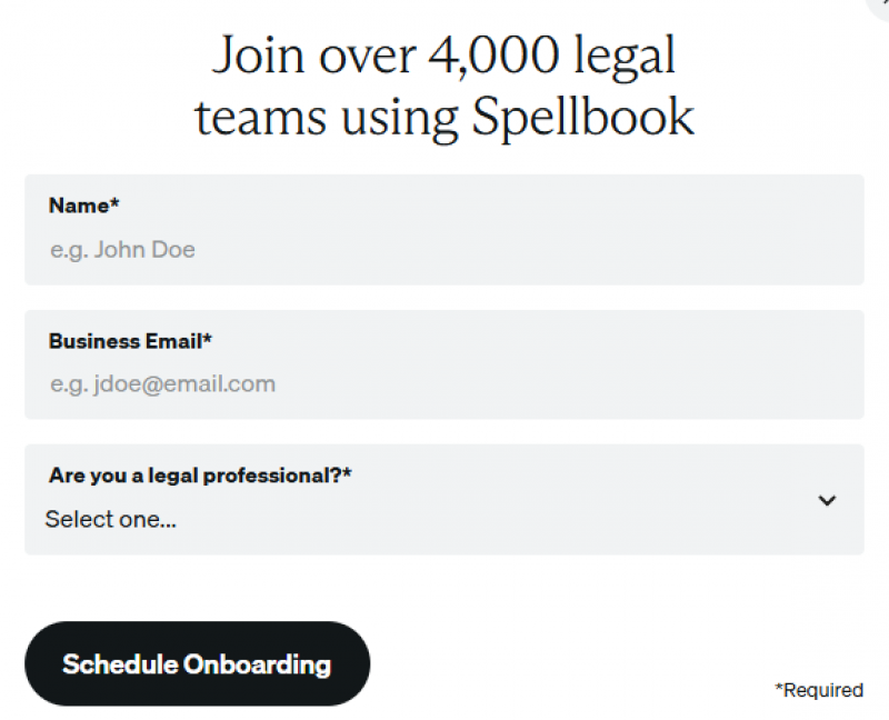 Spellbook Pricing Screenshot
