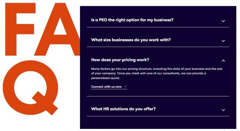 TriNet Pricing Screenshot