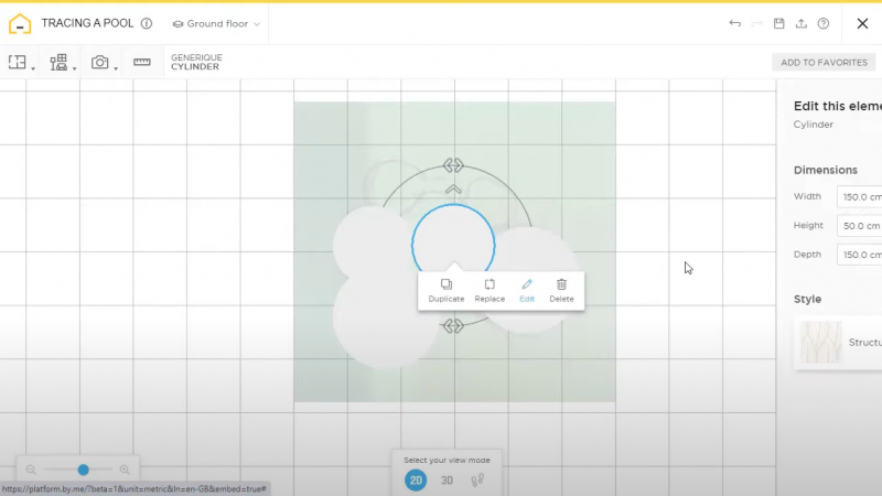 HomeByMe Create Custom Areas