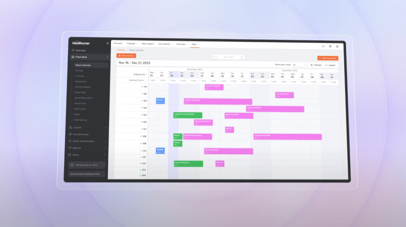 HotelRunner Dashboard
