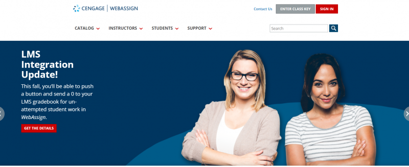 Webassign Home Page