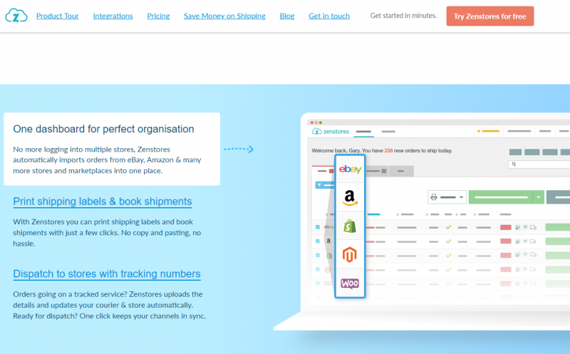 Zenstores Home Page